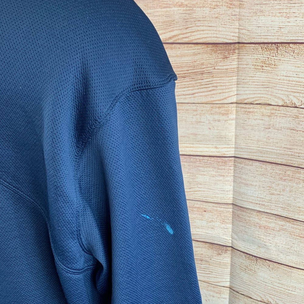 Nike Golf Blue Long Sleeve Pullover - Picture 3 of 6